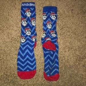 Dutch Bros Santa Socks Rare